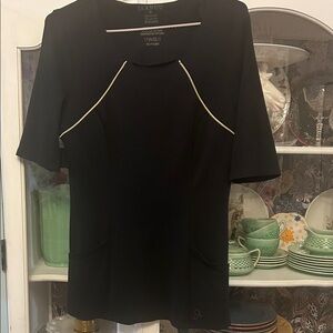 Jaanuu Black Scrub Top